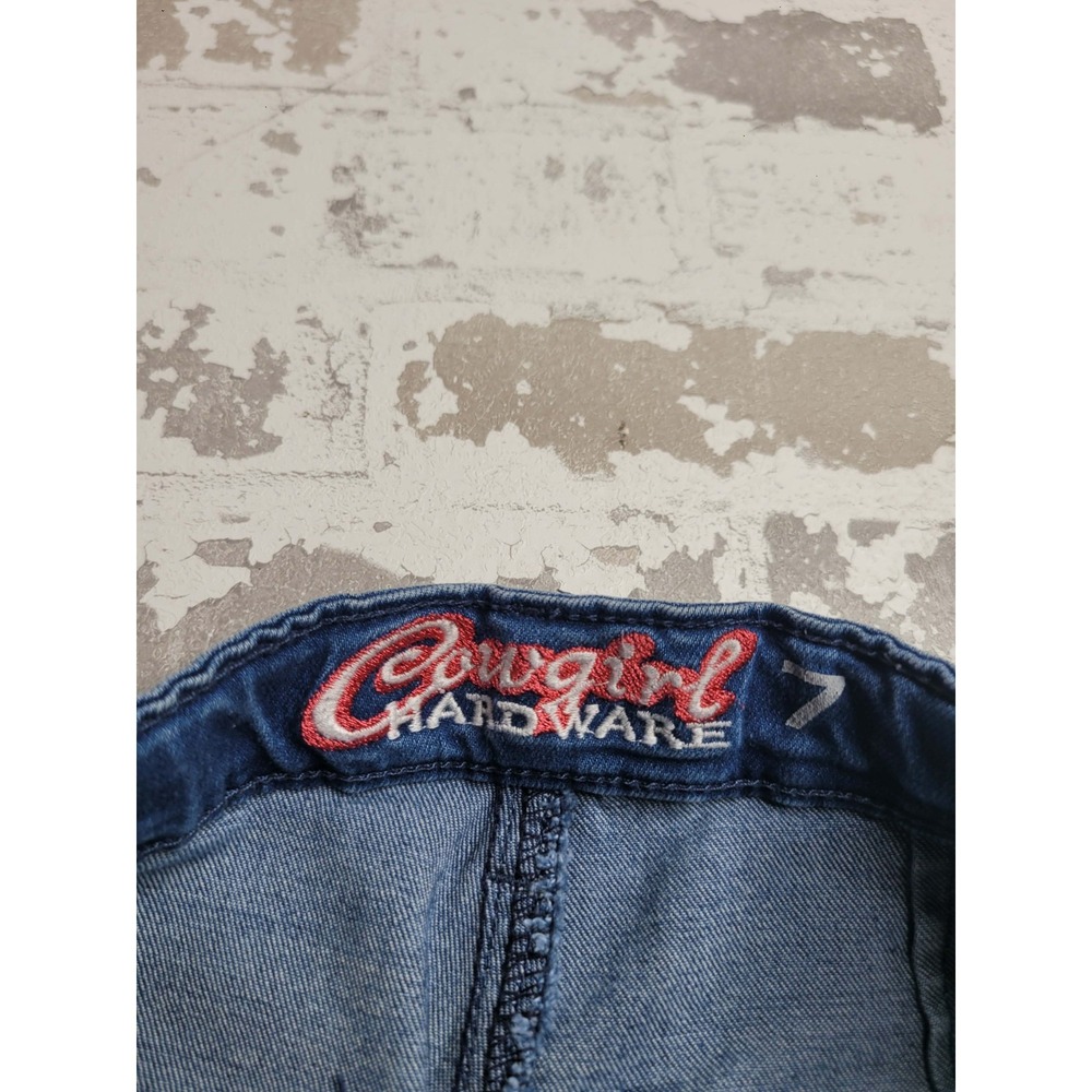 Cowgirl Hardware Girl's Flare Animal Print Jeans Size‎ 7 - Picture 4 of 6